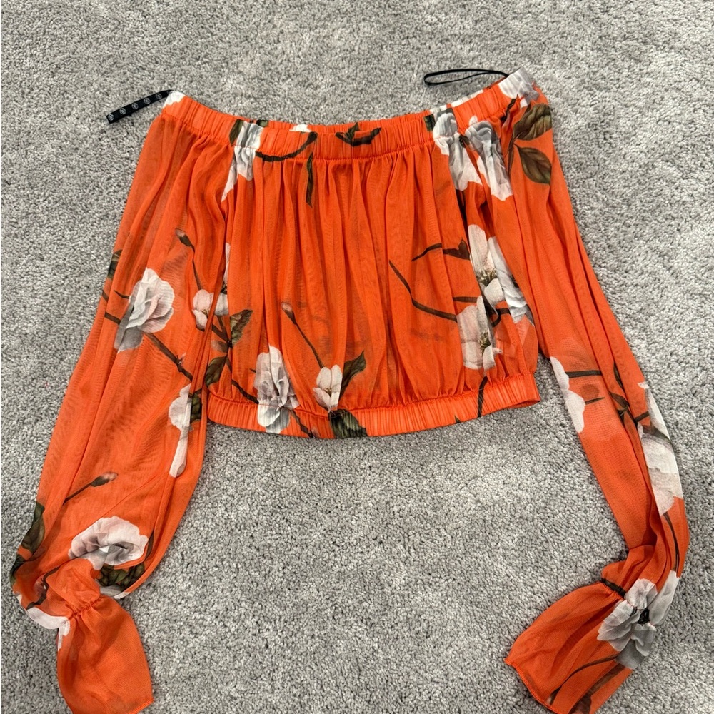 Floral Off-Shoulder Blouse